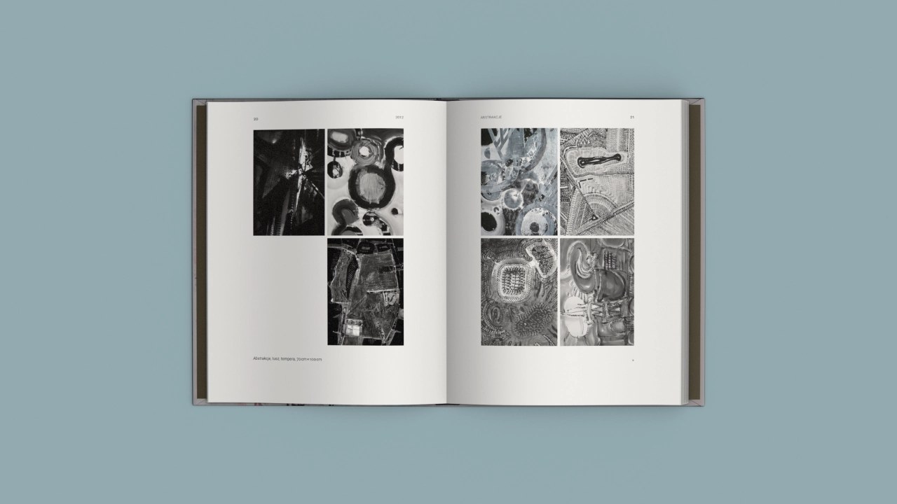 Portfolio, publikacja Jana Bosaka zaprojektowana przez Voit Studio