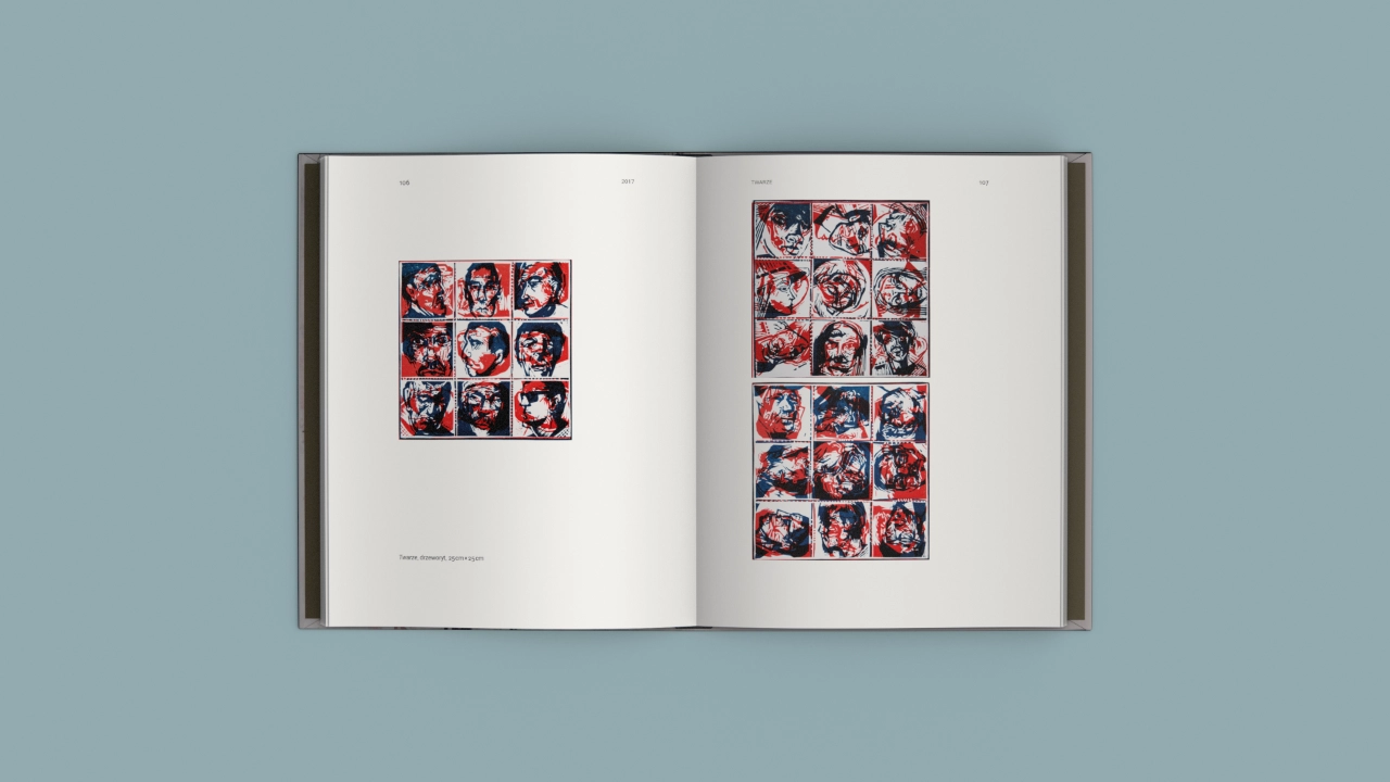 Portfolio, publikacja Jana Bosaka zaprojektowana przez Voit Studio