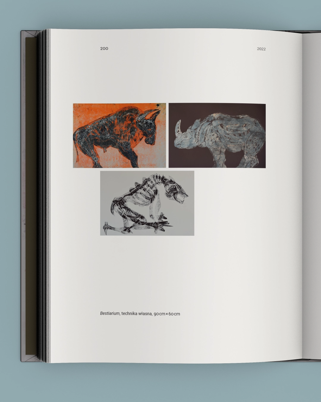 Portfolio, publikacja Jana Bosaka zaprojektowana przez Voit Studio